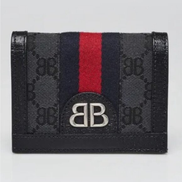 NEW GUCCI x BALENCIAGA - Hacker Wallet - Black/Grey - Picture 6 of 7